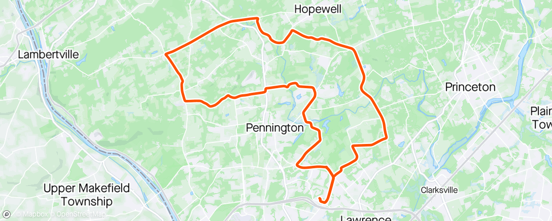 Map of the activity, First of Dom’s rides this year