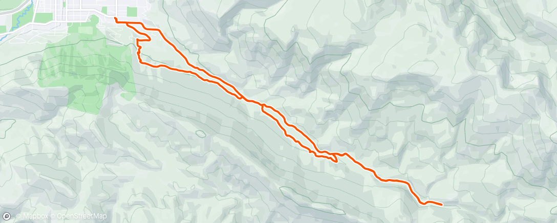 Map of the activity, Hagen Highway