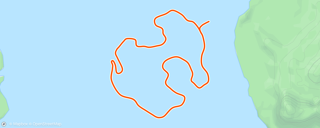 Map of the activity, Zwift - Interval day in Watopia