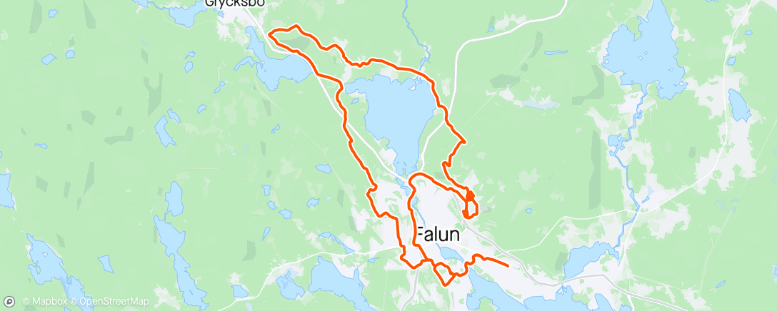 Map of the activity, Rull med Johannes