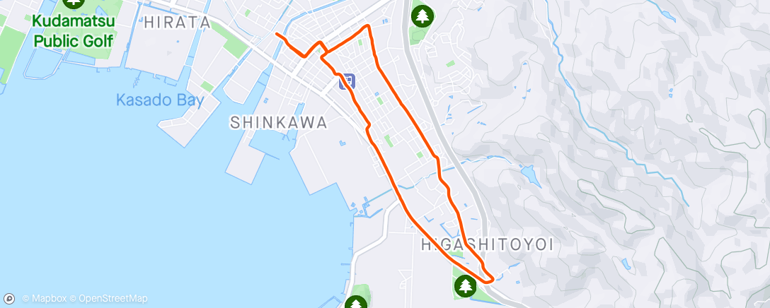 Map of the activity, クールダウン