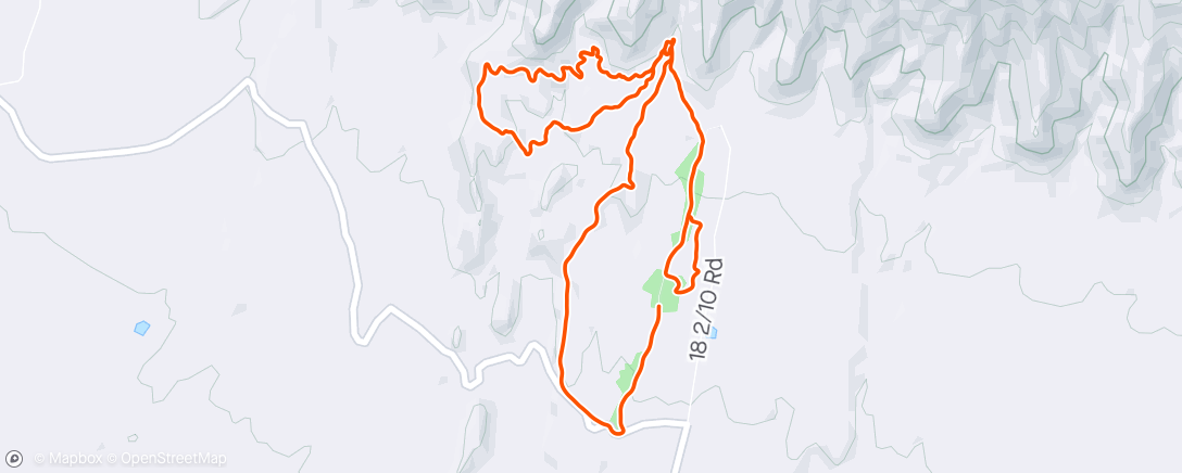 Map of the activity, New Fruita trails, lap 3: P.9 and Joe’s Ridge