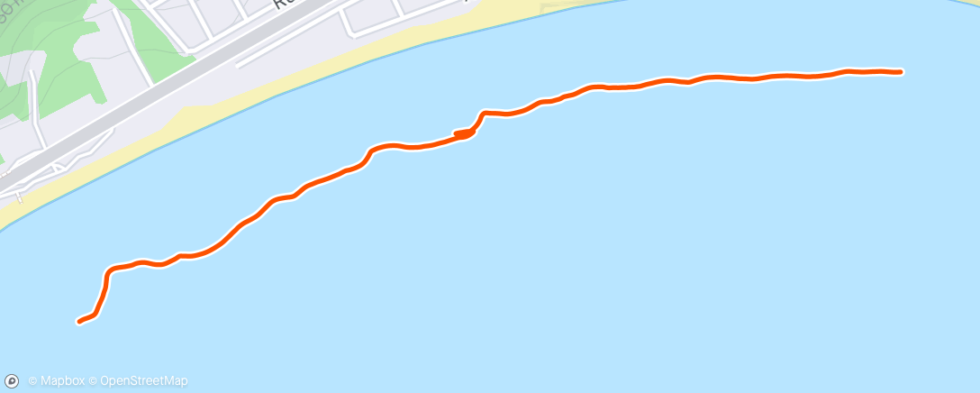 Map of the activity, Natação 🌊