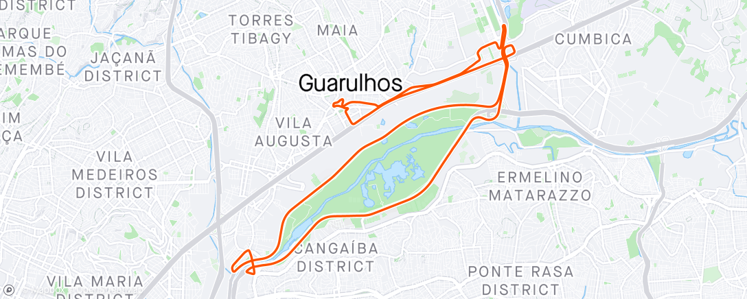 Map of the activity, Guarulhos 🇧🇷