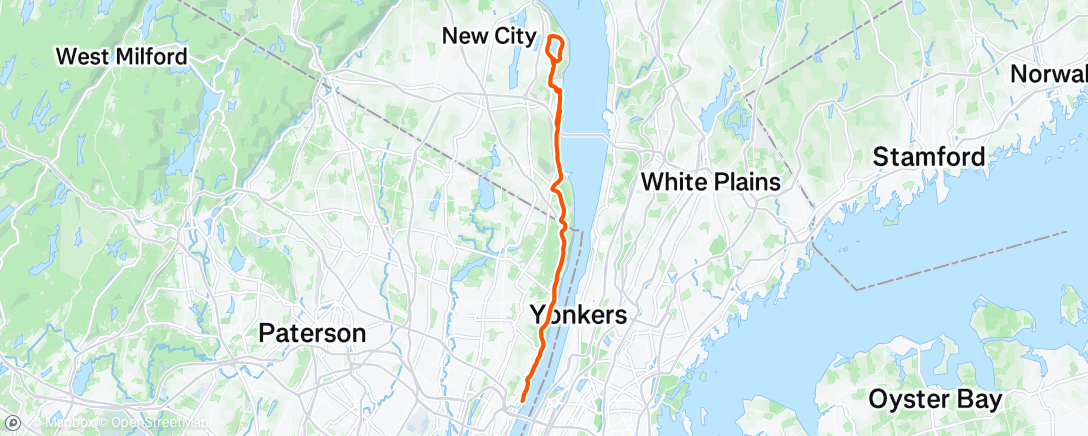 Map of the activity, A Nueva Jersey ride!😉