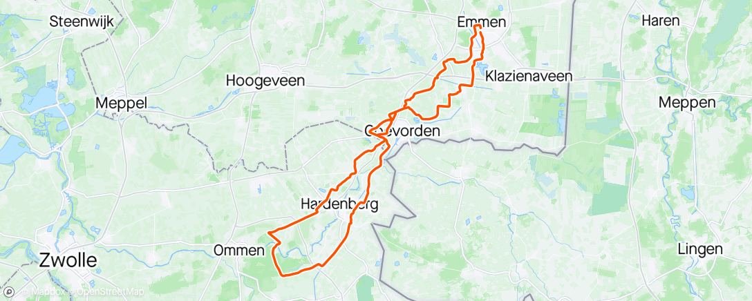 Map of the activity, Ochtendrit Junne