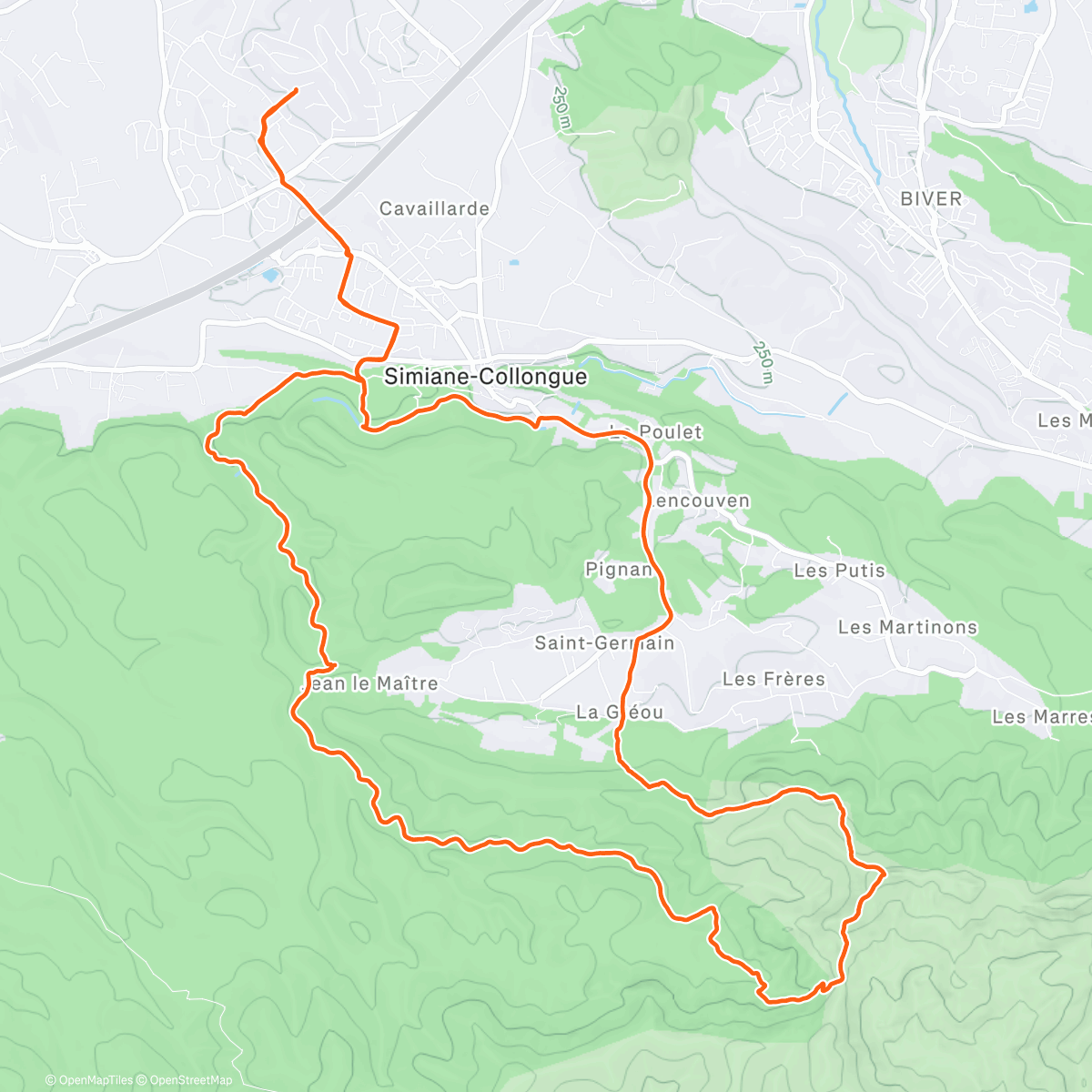 Mapa de la actividad (Un petit Pilon avec Elo)