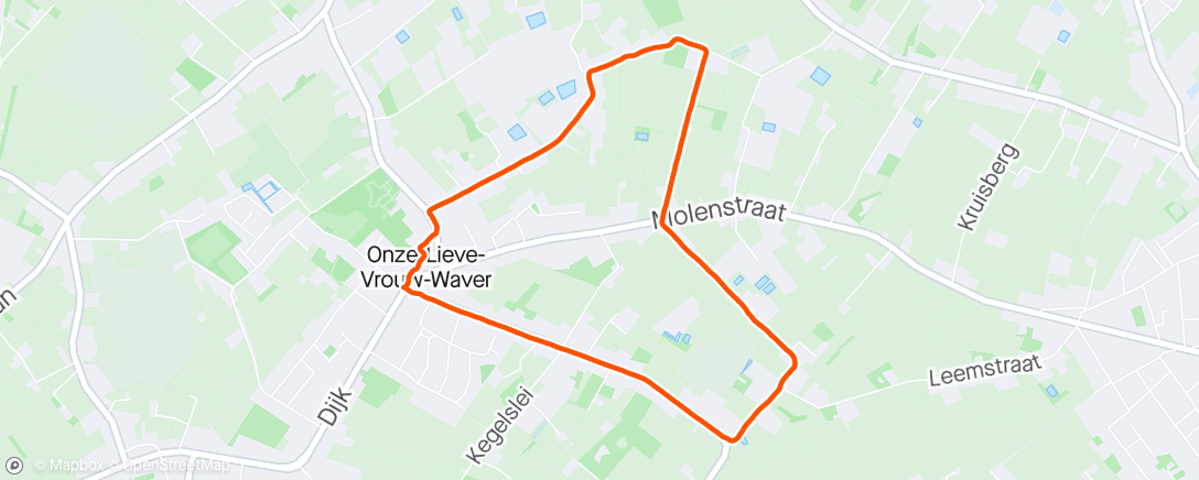 Map of the activity, Walk of Waver