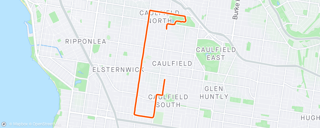 Mappa dell'attività ☁️ Morning Run