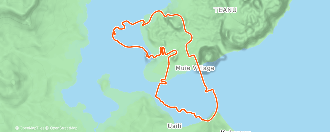 Map of the activity, Zwift - Ocean Lava Cliffside Loop in Watopia