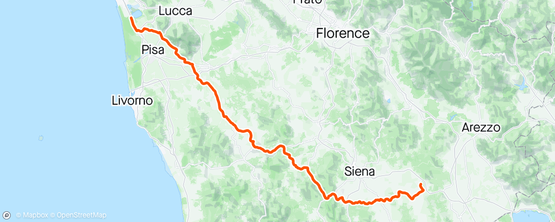 Carte de l'activité Giro d Italia Stage 6
