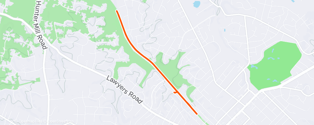 Map of the activity, Lunch Walk