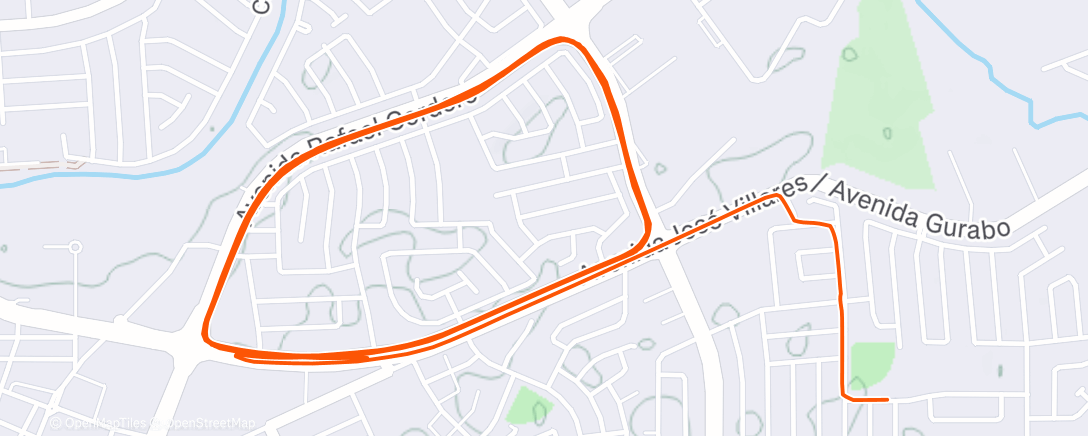 Map of the activity, Morning Ride