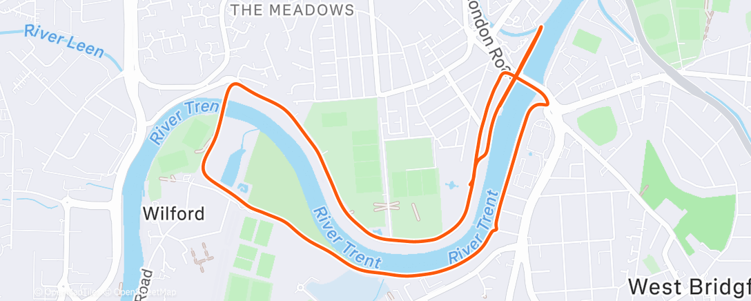 Map of the activity, First ERC run since May 2024. Cold, slow, but so glad to be back!