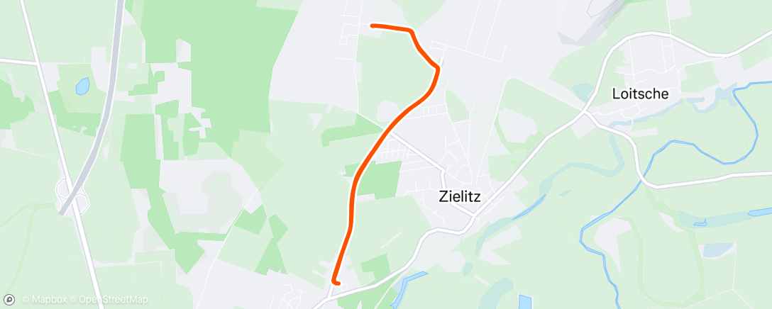 Map of the activity, Abendlauf