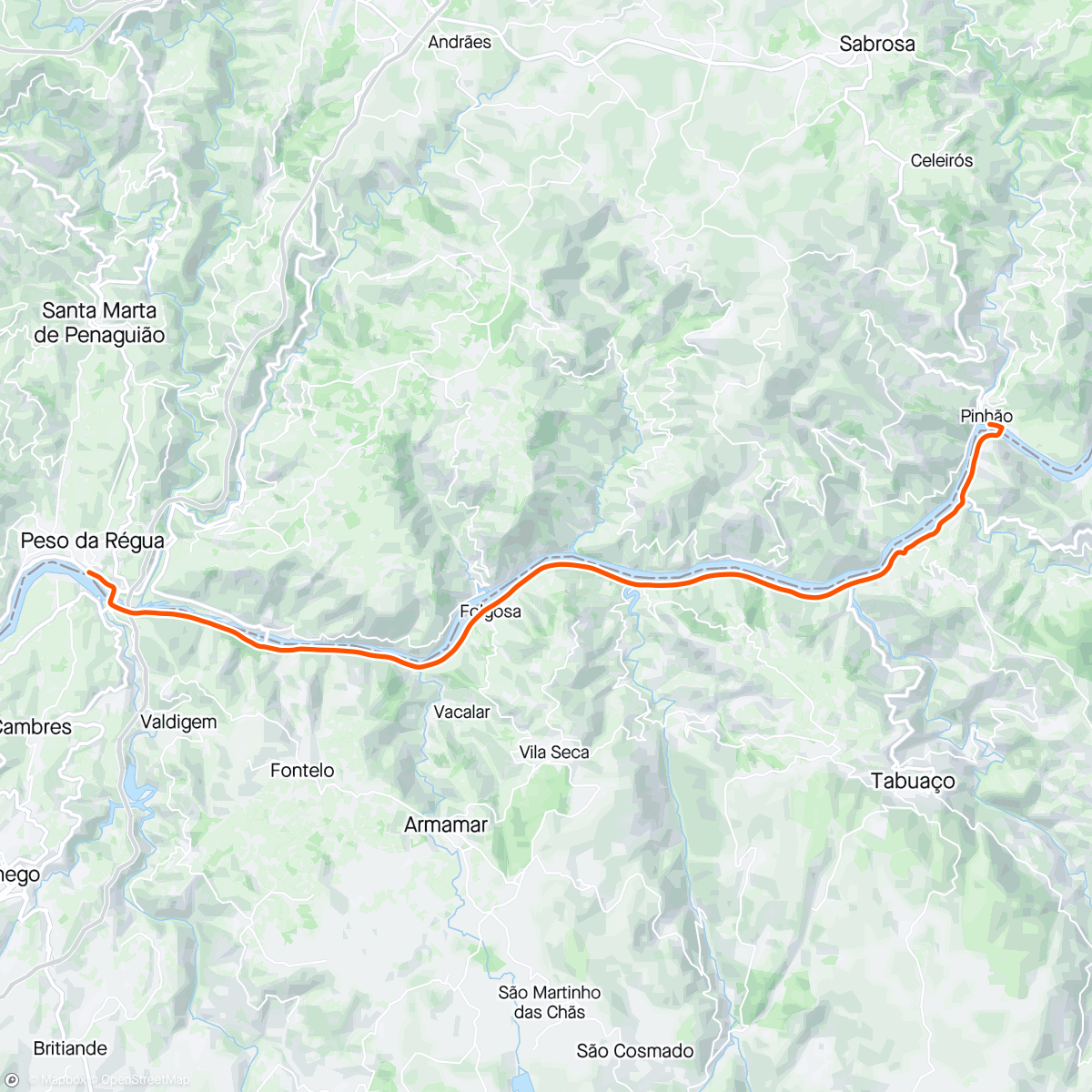 Map of the activity, Douro met 29 weken❤️