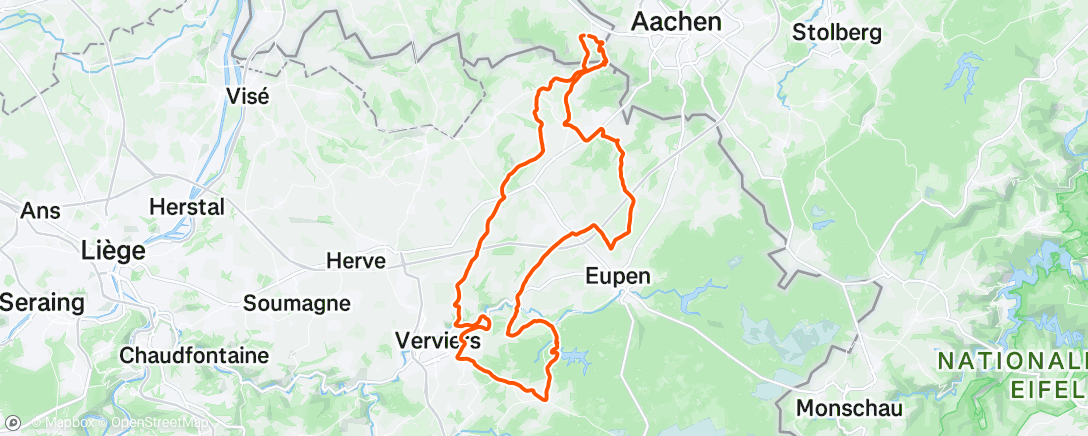 Map of the activity, Vaalse vrijdag