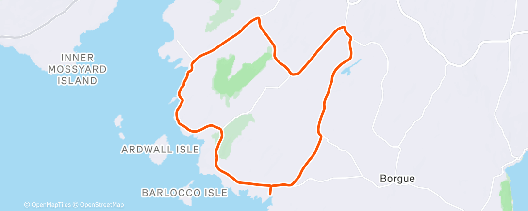 Map of the activity, Plunton - Rainton - Carrick