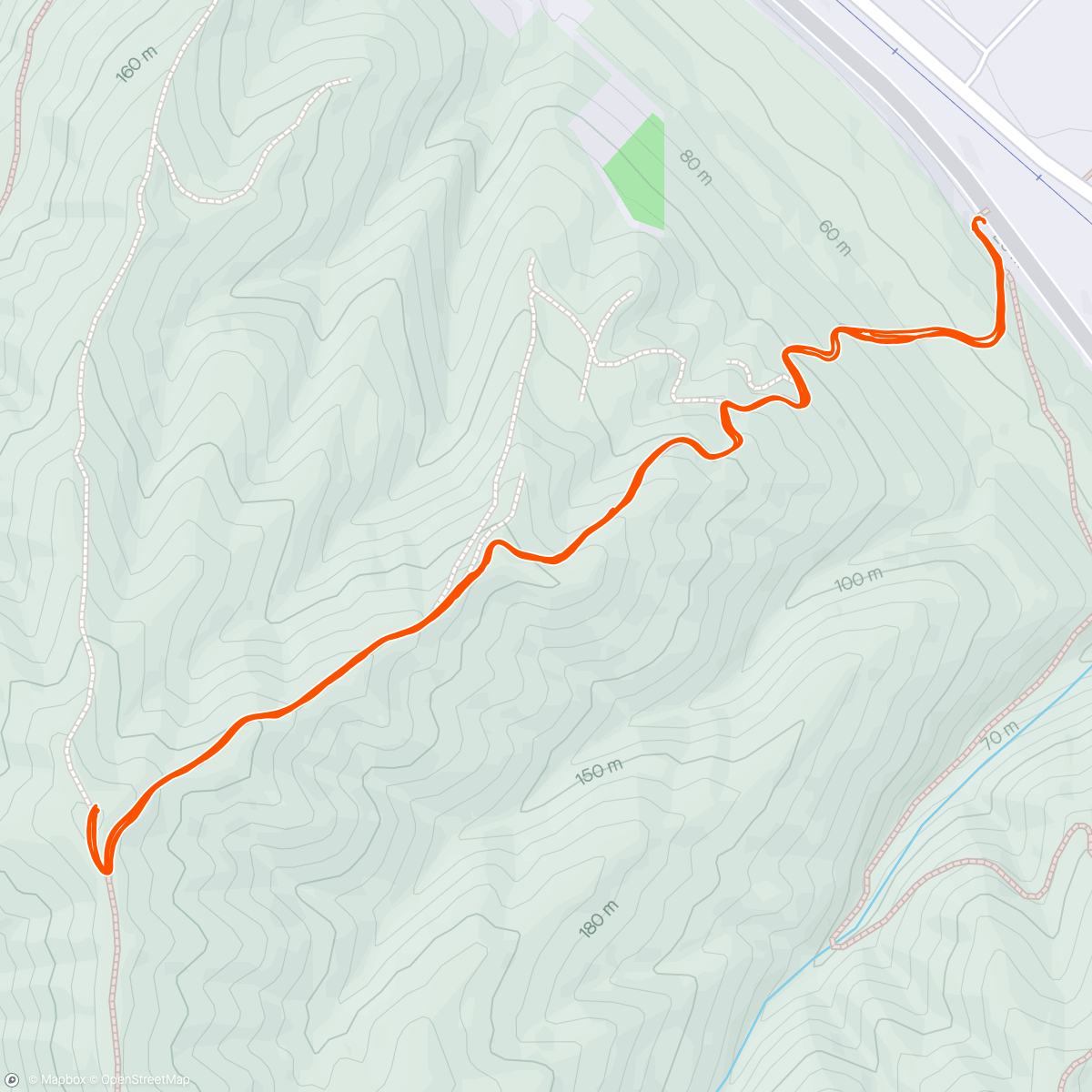 Map of the activity, Sunrise Hill Club - Birthday Hills for Lucas 🎂⛰️ + tumble down the Scree Field 🤕