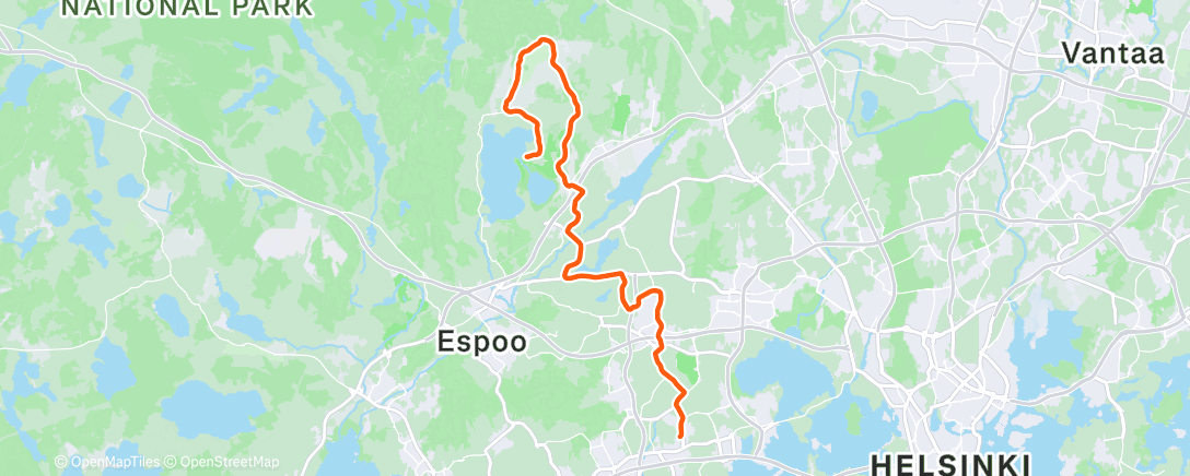 Map of the activity, Afternoon Gravel Ride