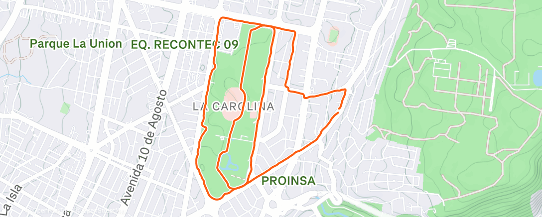 Karte der Aktivität „Afternoon Walk”