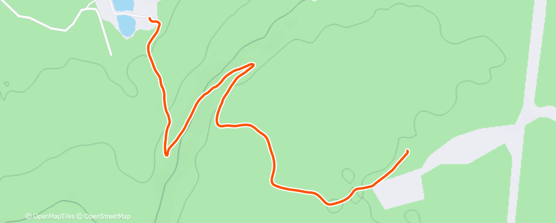 Map of the activity, Morning Nordic Ski
