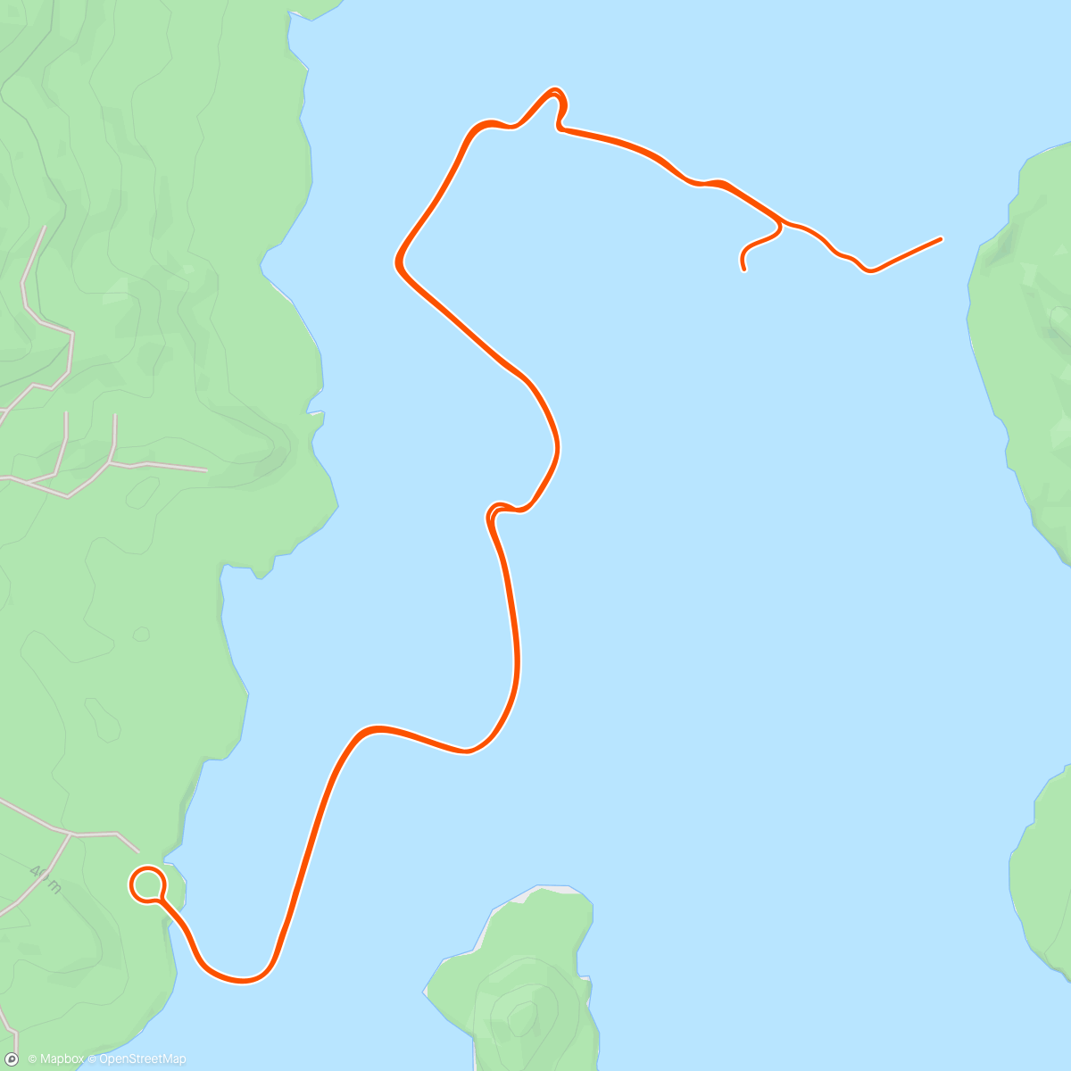 Mappa dell'attività Zwift - Climb Portal: Col du Rosier at 100% Elevation in Watopia