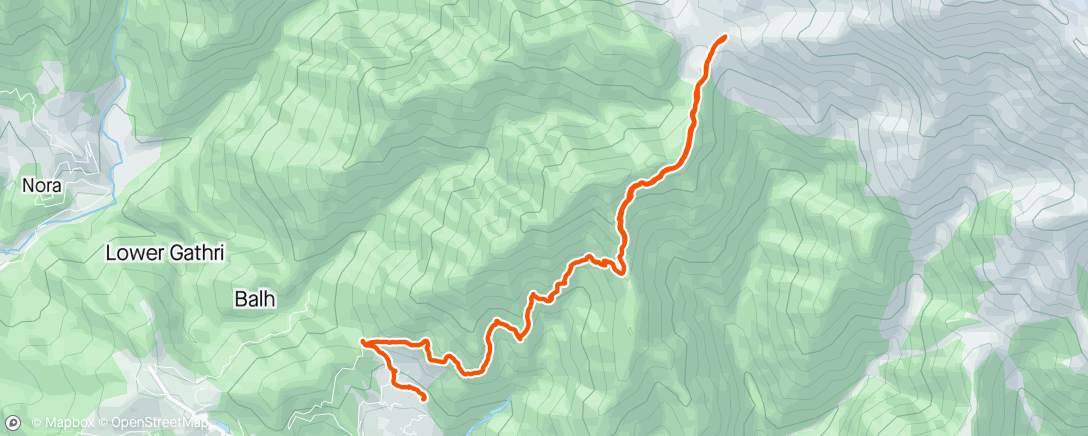 Карта физической активности (Morning Hike)