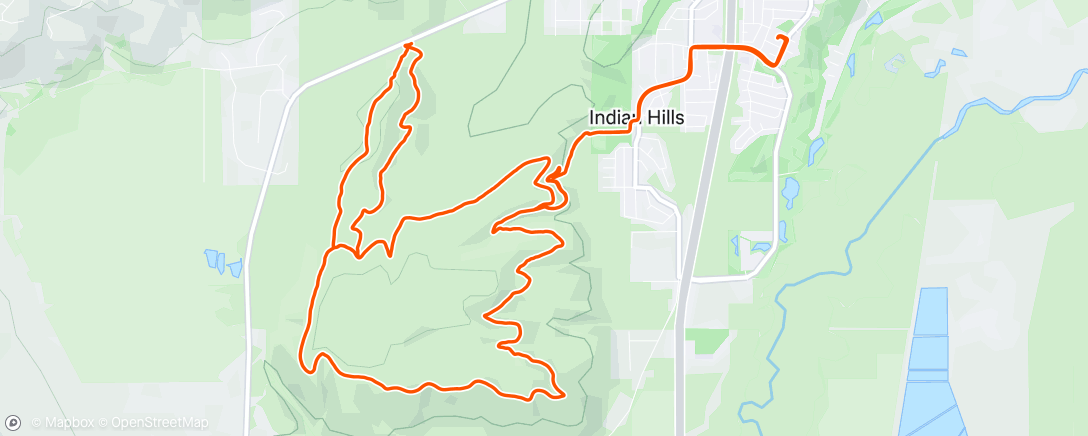 Map of the activity, Morning E-Mountain Bike Ride