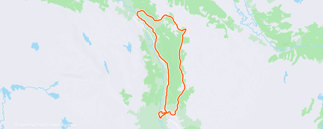 Map of the activity, Morning Nordic Ski