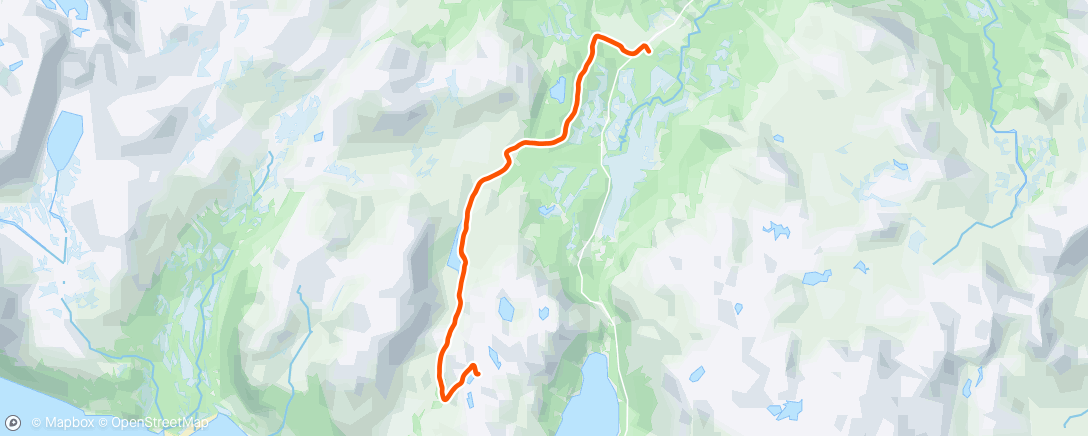 Map of the activity, Lunch Nordic Ski