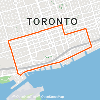 Toronto 5 | 5.2 mi Running Route on Strava