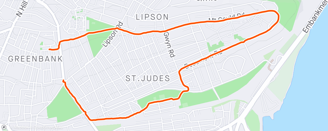Map of the activity, After school run trot 🏃‍♂️