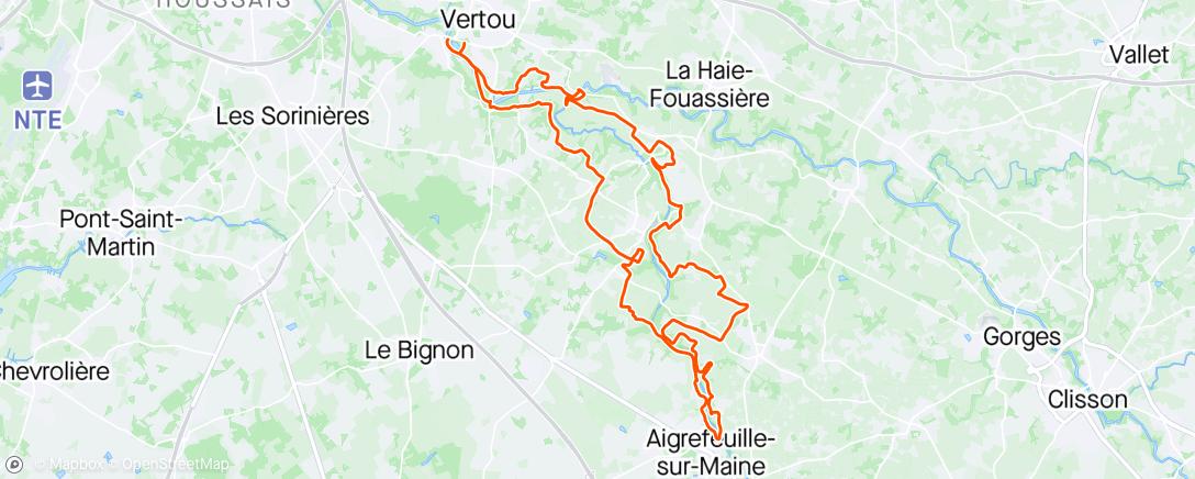 Map of the activity, Super Trail du Vignoble - TVN 2024