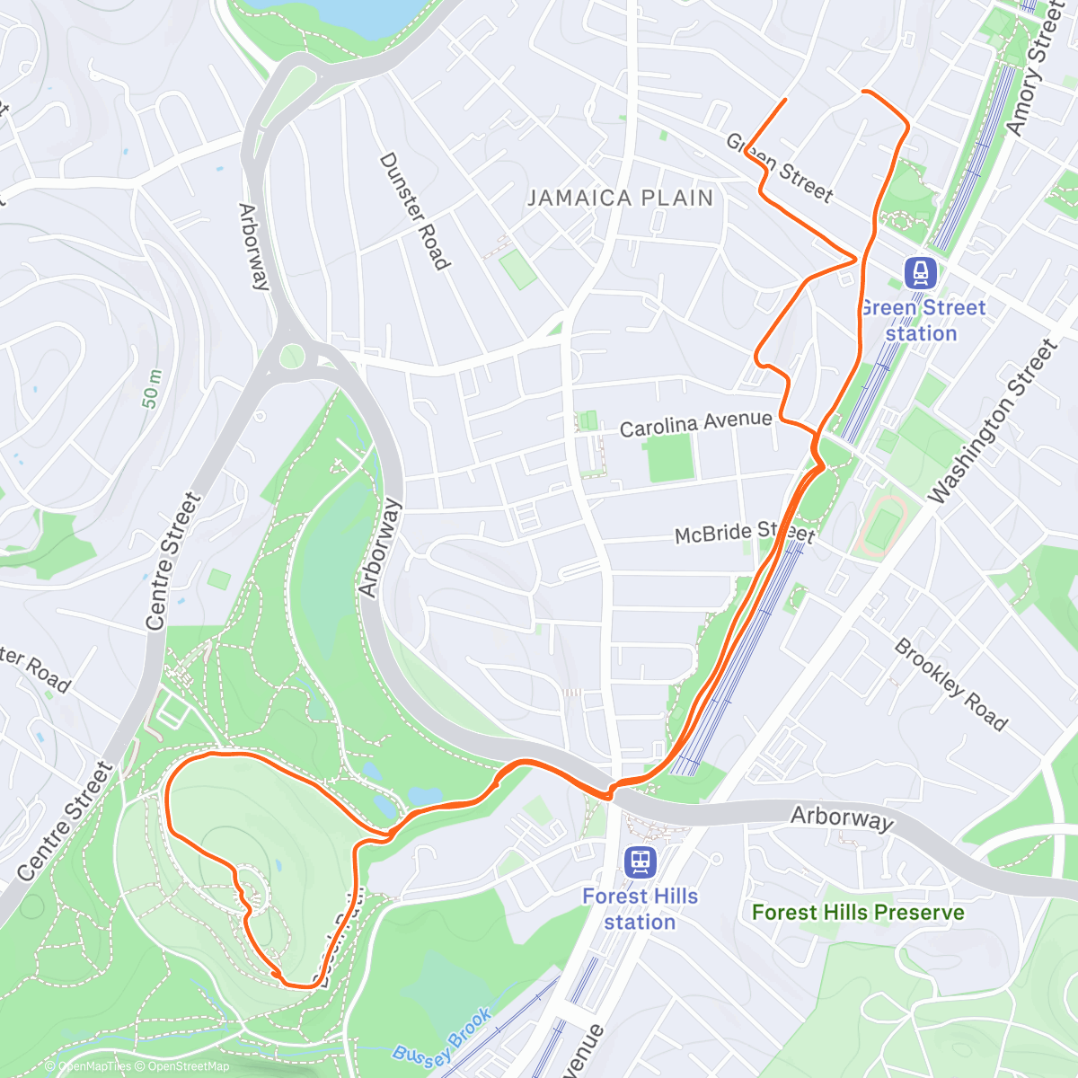 Map of the activity, Blizzarding