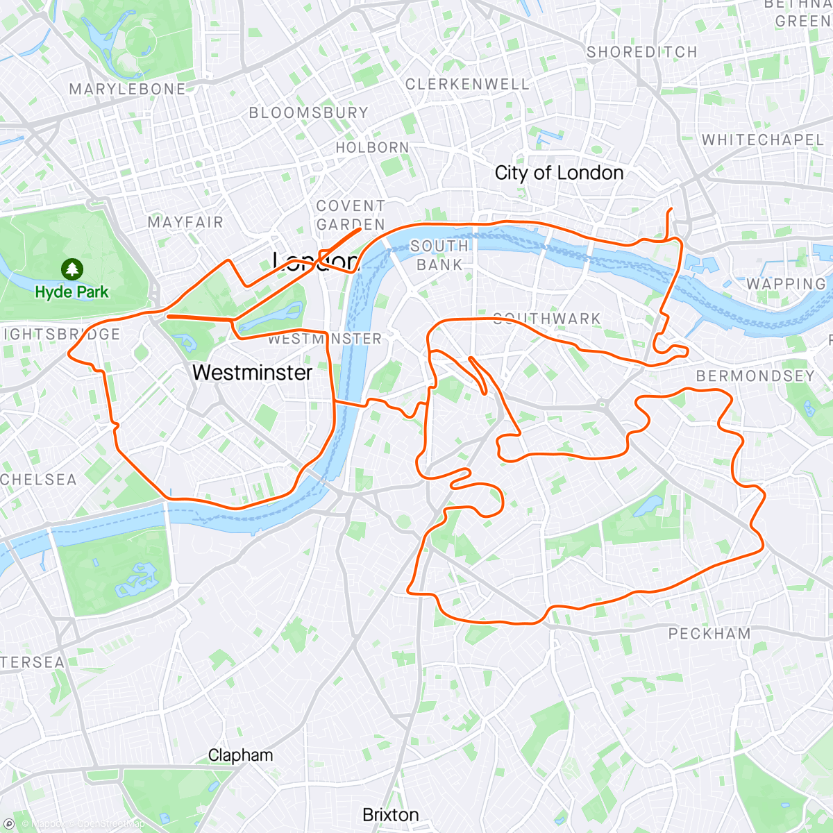 Map of the activity, Zwift - KIRCHMAIR Sunday Breakfast Ride