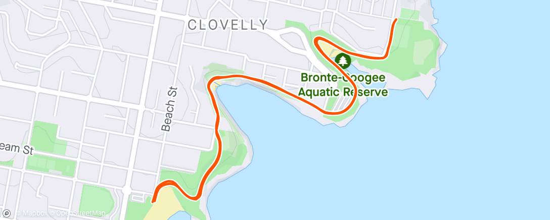 Map of the activity, CRC sunrise 🥰