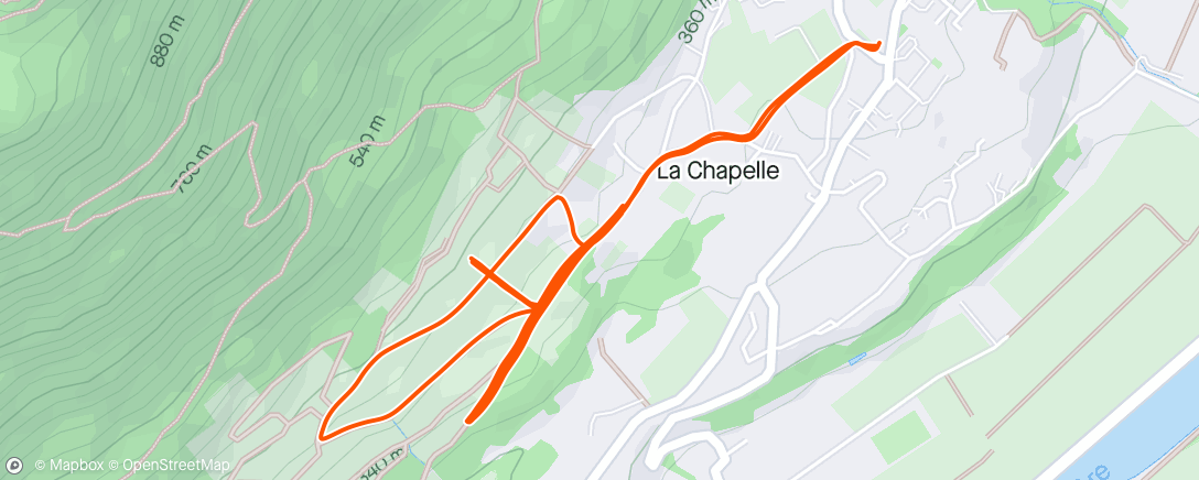 Map of the activity, Retour CRC - il y a du taf 😭