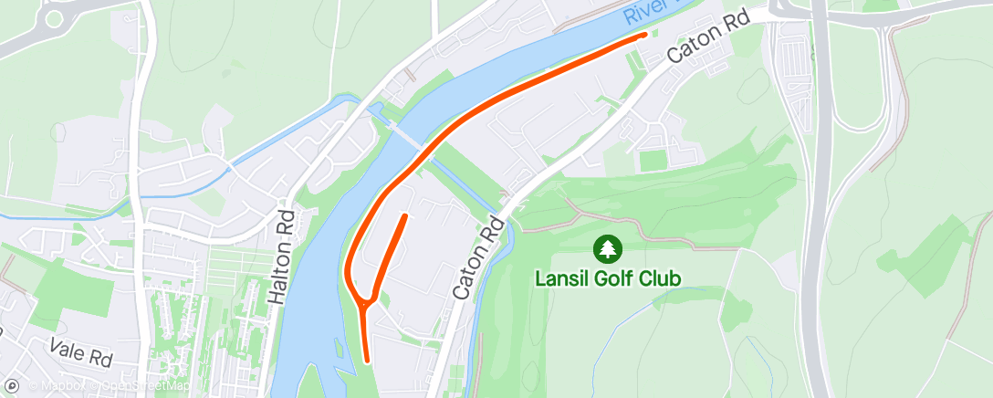 「Lancaster Runners
400m intervals」活動的地圖