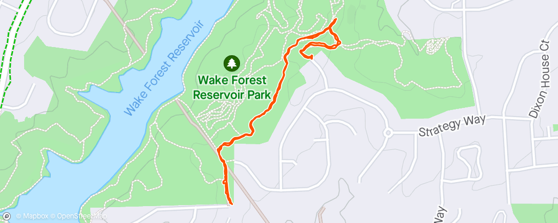 Mapa da atividade, Family Hike