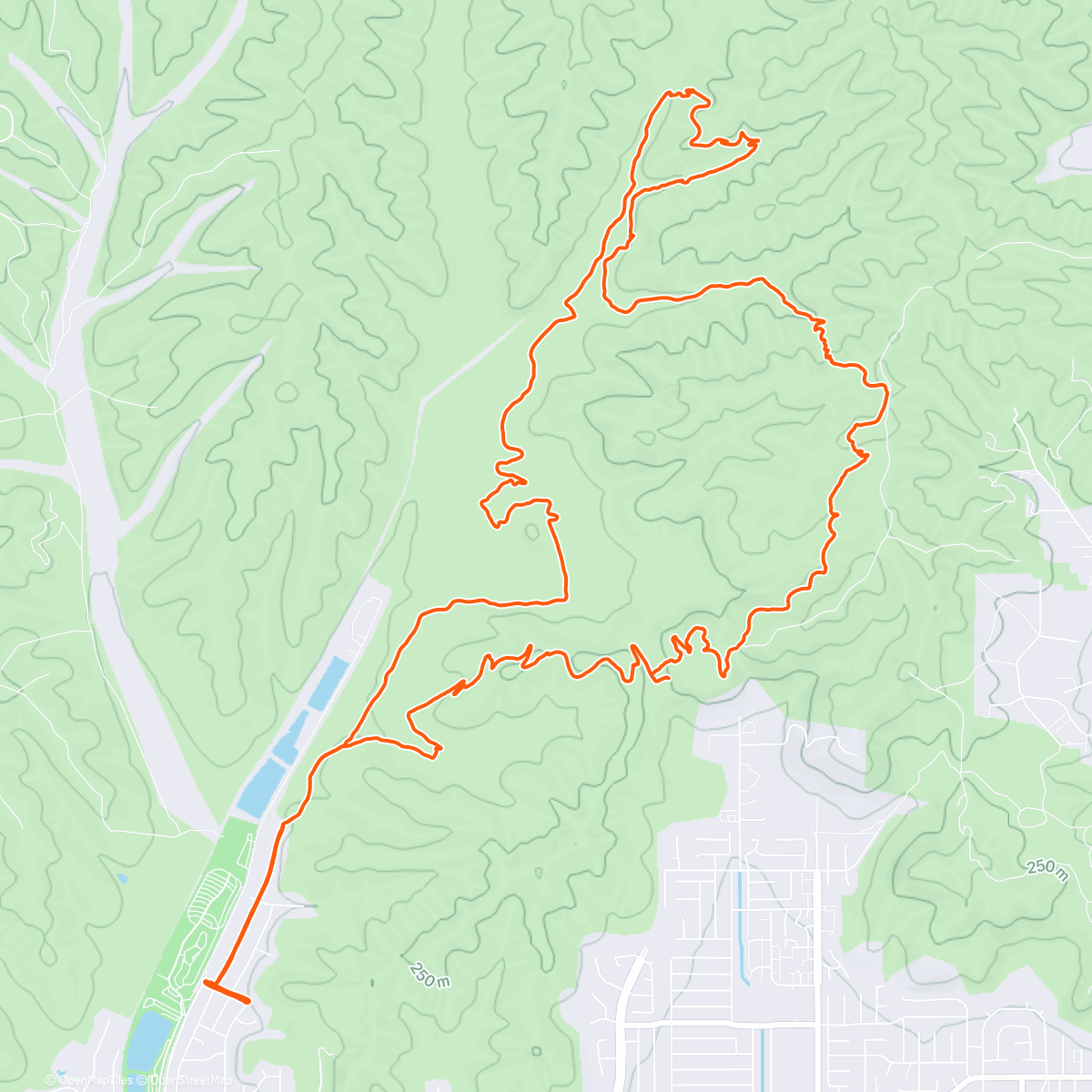 Map of the activity, Trail builders have been busy!