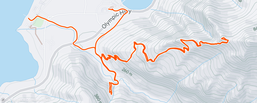 Map of the activity, Storm King ☔️ - Olympic NP