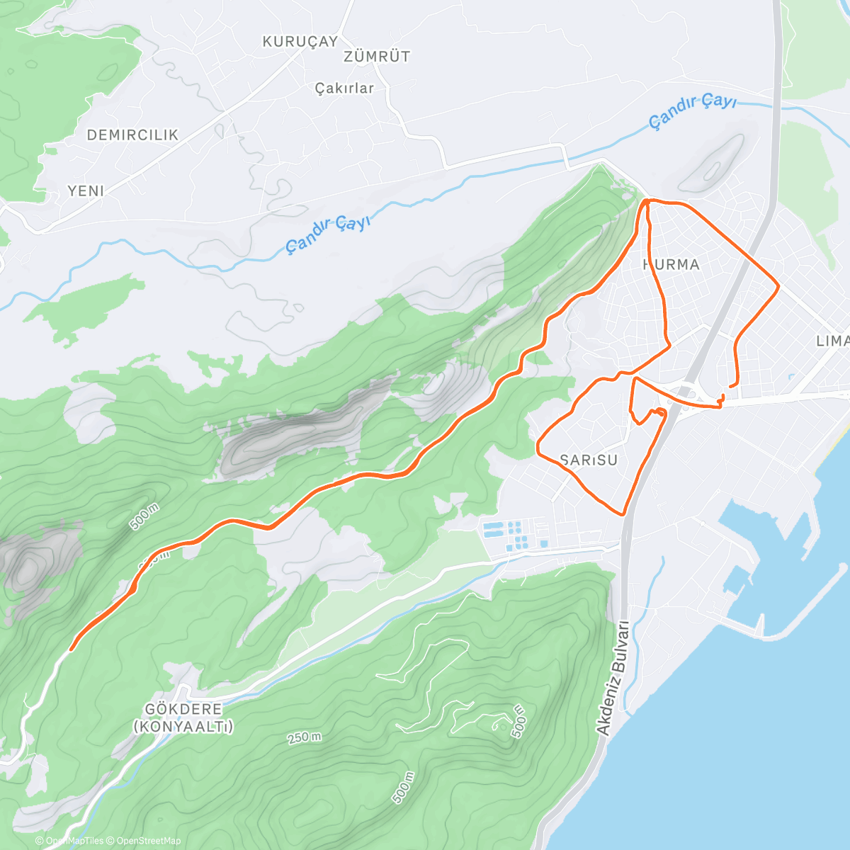 Map of the activity, 2025 biter 🍾 13'740km 160'700m (Aralık 25: 860km 9270m)