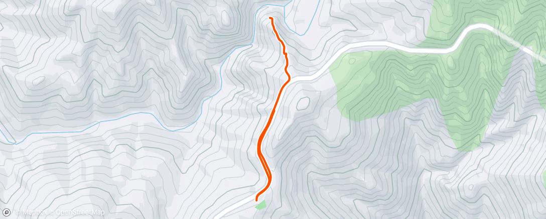 Map of the activity, Lunch Hike