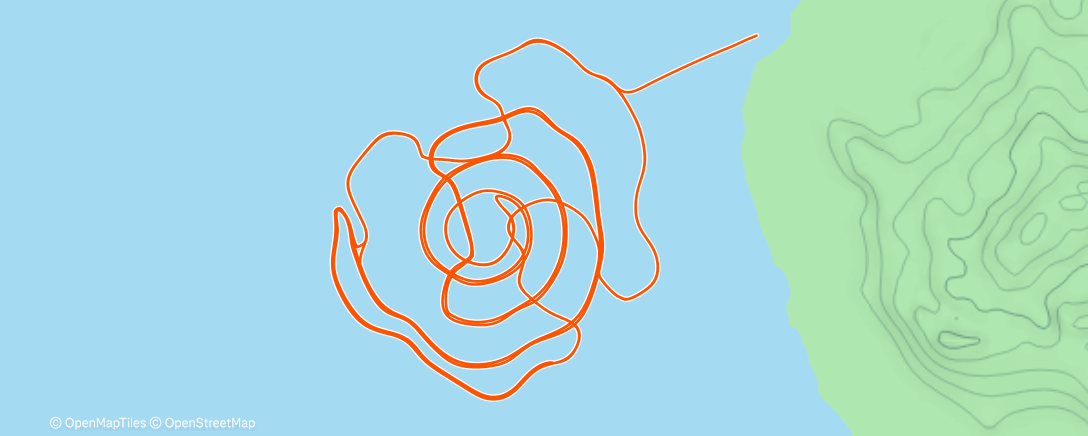 Map of the activity, Zwift - Lionel Sanders' Yellow Day Workout on Whole Lotta Lava in Watopia