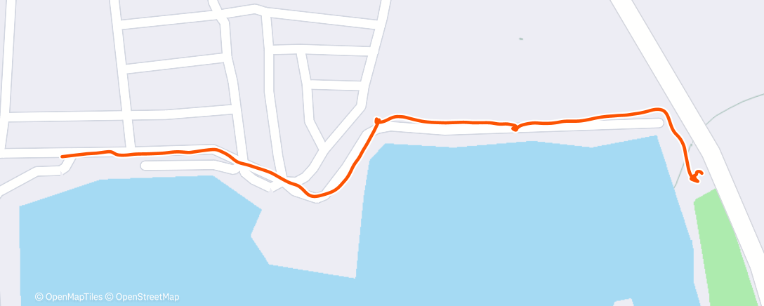 Map of the activity, Afternoon Walk