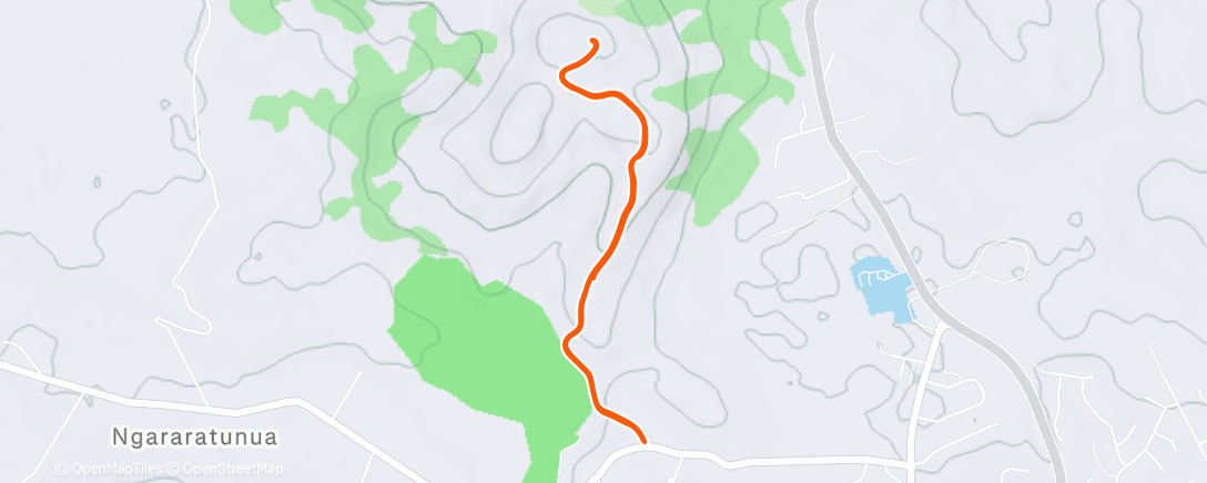 Map of the activity, Afternoon Walk calf burner for a fat man with sore ribs ☺️