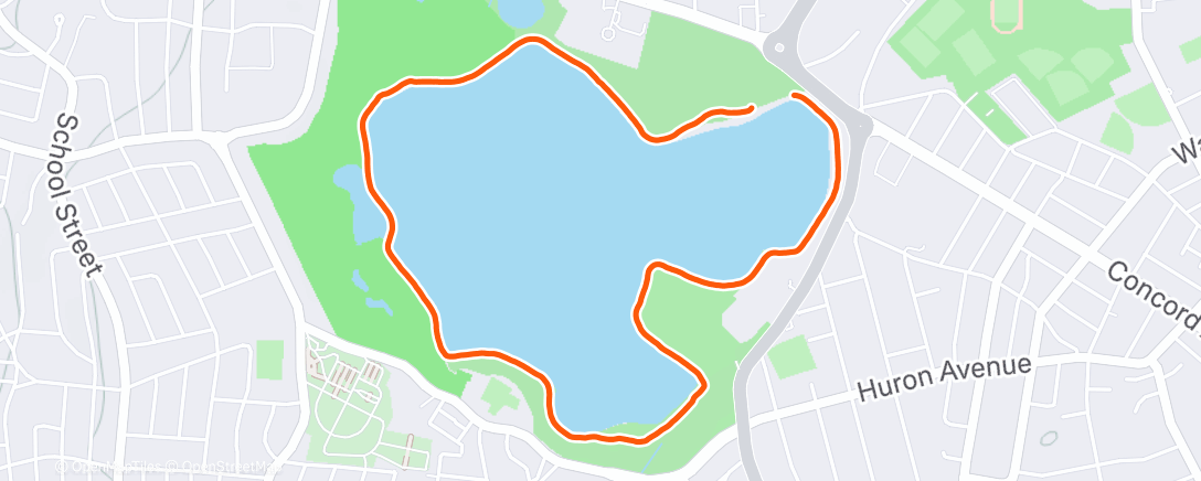 Map of the activity, Lunch Walk