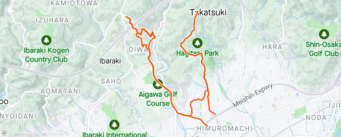 Map of the activity, 忍頂寺7本練🤗