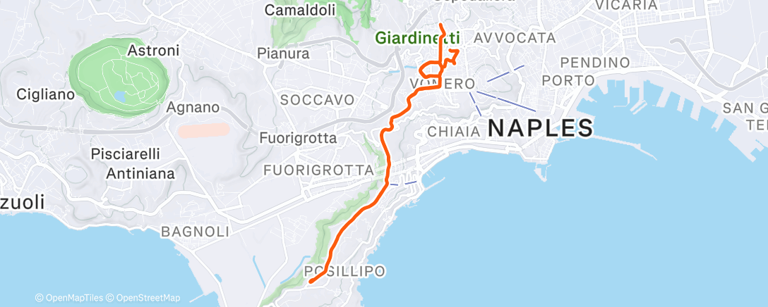 Map of the activity, LL PG (8k@RMA)